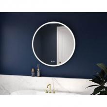 Fleurco MHAPR2424 - HALO PLUS ROUND MIRROR 24'' +DEFOG +LIGHT +TOUCH SWITCH