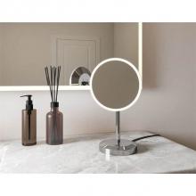 Fleurco MVZ8-FS-RR-11 - VIZO MAKEUP MIRROR/FREE STANDING/8''/RD FRAME&MIRROR/CHROME