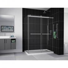 Fleurco NPUST6032R-11-40 - GEMINI PLUS TUB 60 x 32/CHROME/10MM/RIGHT/SEKUR+