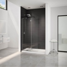 Fleurco VMSXS33-11-40-79 - EVOLUTION SQ SHOWER SHIELD/33x79/CHROME/RECT HINGE