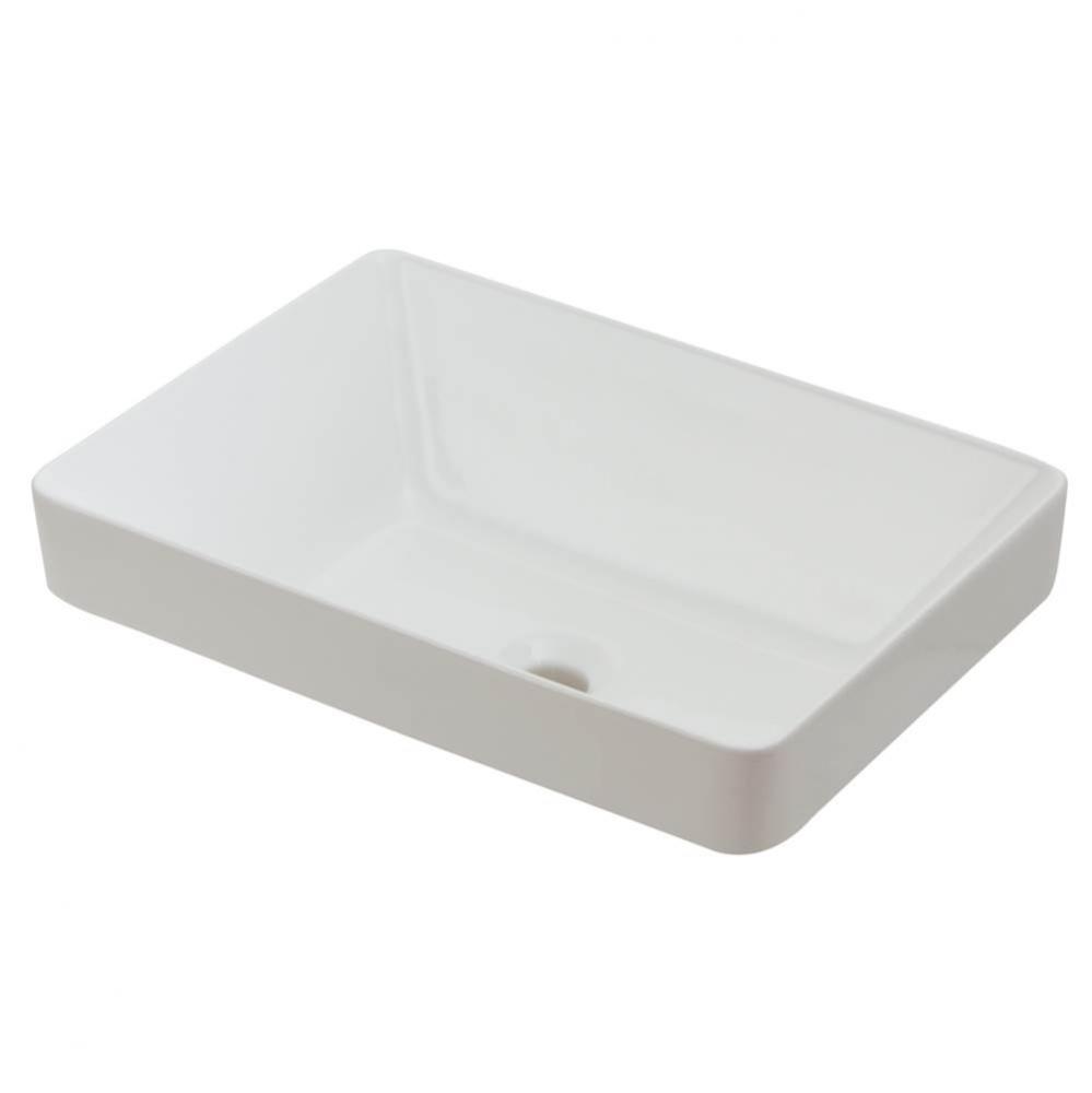 Piuma Semi Drop In Sink, Rectangle,