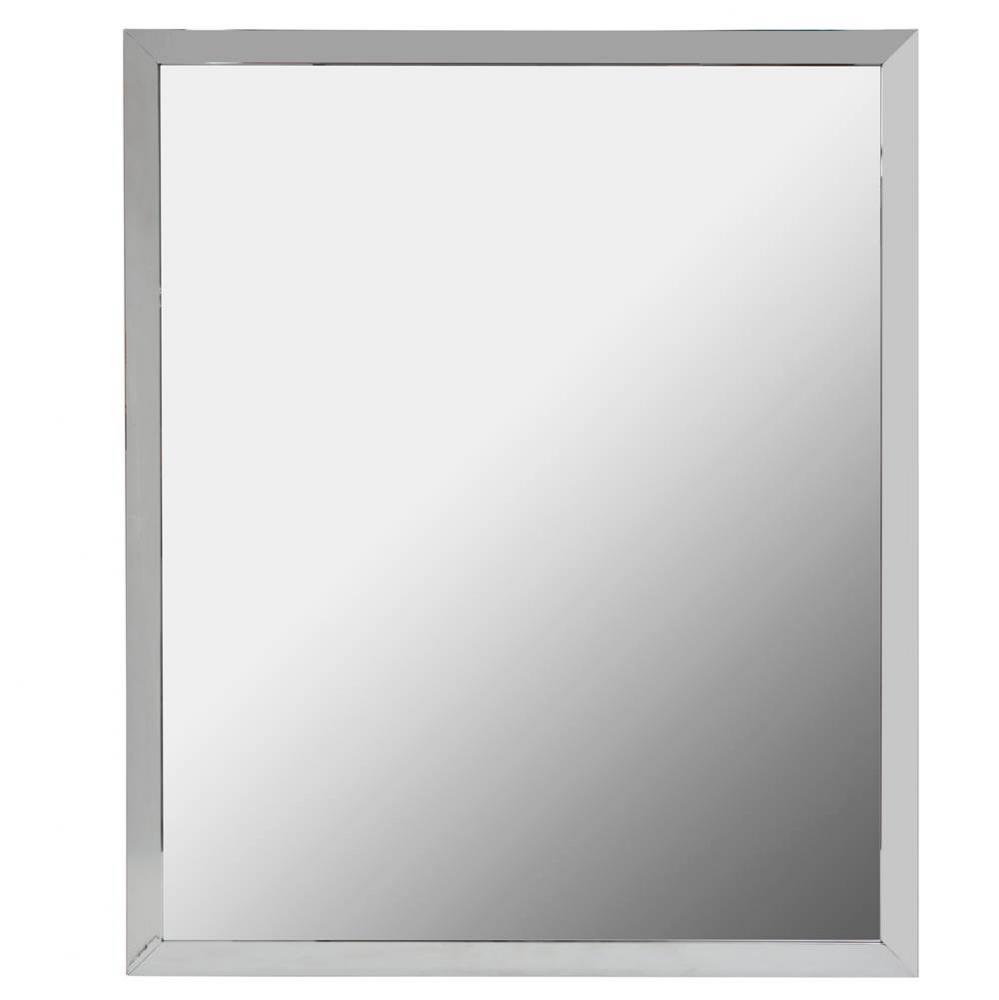 30X36 Aluminum Framed Mirror Chrome