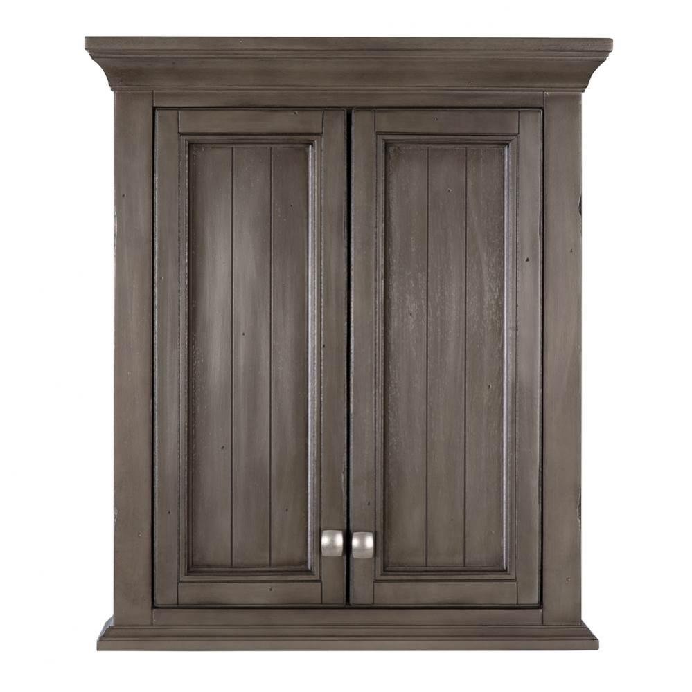 Brantley Wall Cabinet Distressed Grey