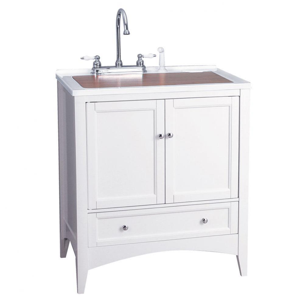 Berkshire 30 inch white laundry sink