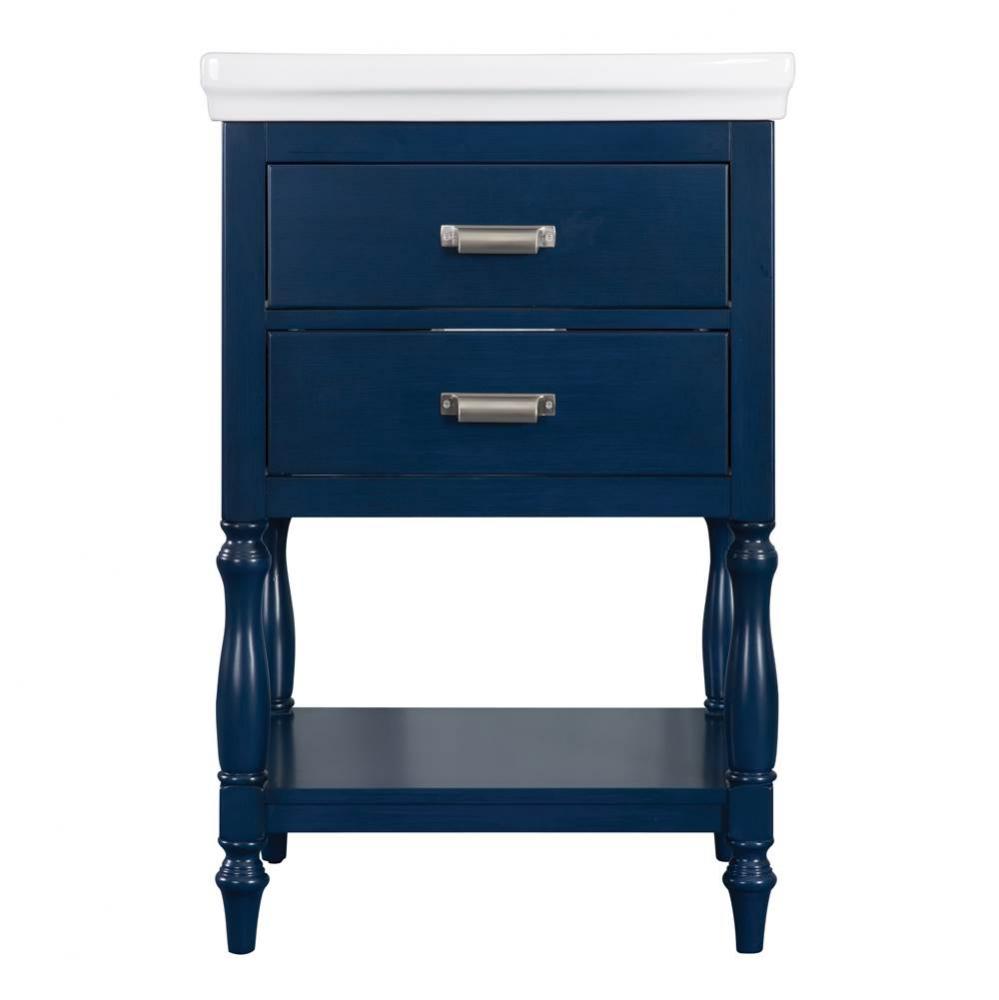 Cherie 22'' Vanity with VC Top, Royal Blue
