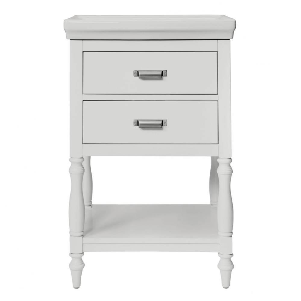 Cherie 24'' White Vanity with VC Top