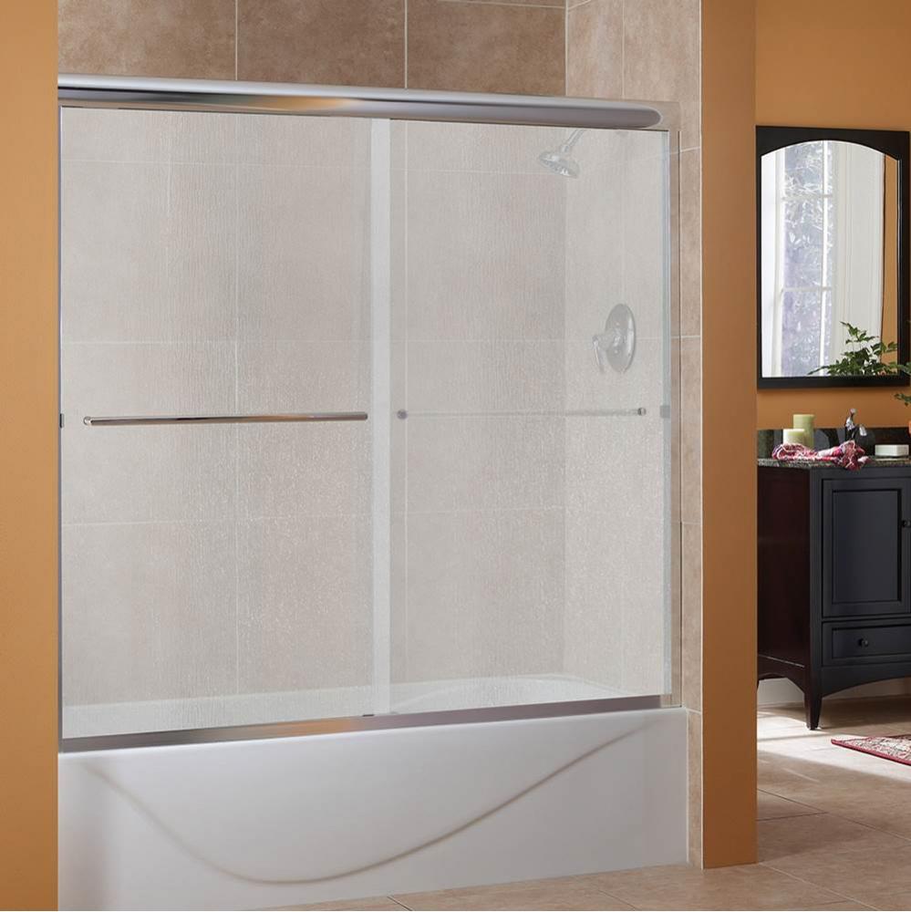 Cove 1/4'' Frameless By-pass Sliding Tub Door