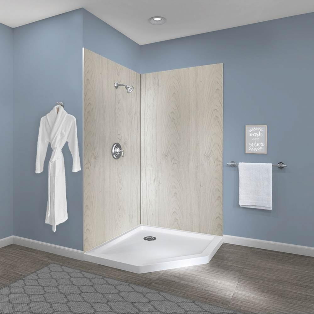 42'' X 42'' X 78'' Shower Wall Kit Driftwood