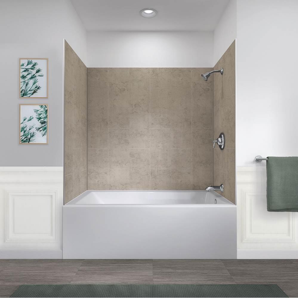 60'' X 32'' x 78'' Shower Wall Kit Shale