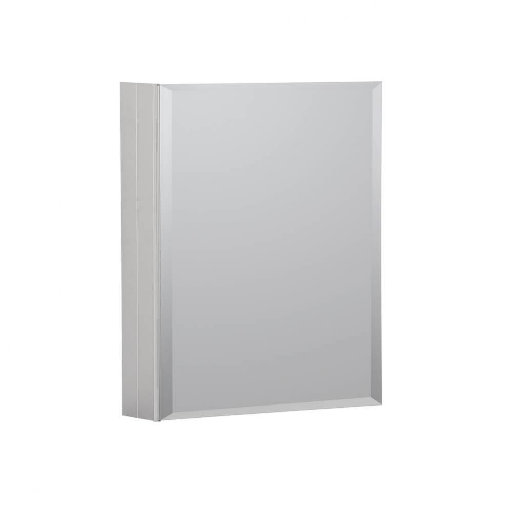 Metal Medicine Cabinet 16'' X 20'' Beveled Mirror, ,  Satin