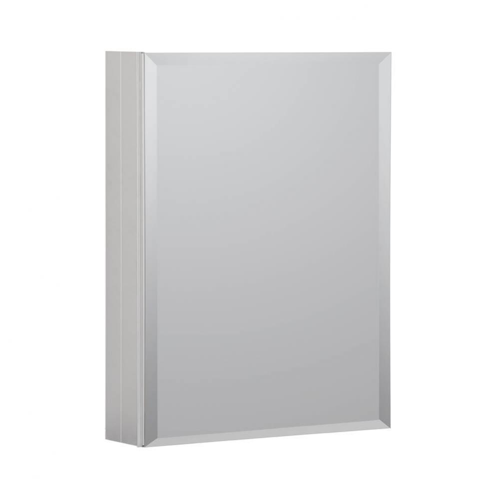 Metal Medicine Cabinet 20'' X 26'' Beveled Mirror, ,  Satin