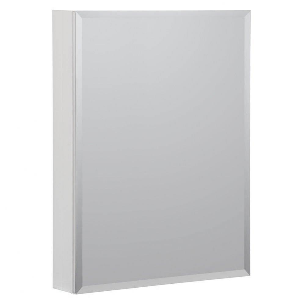 Metal Medicine Cabinet 23'' X 30'' Beveled Mirror, ,  White