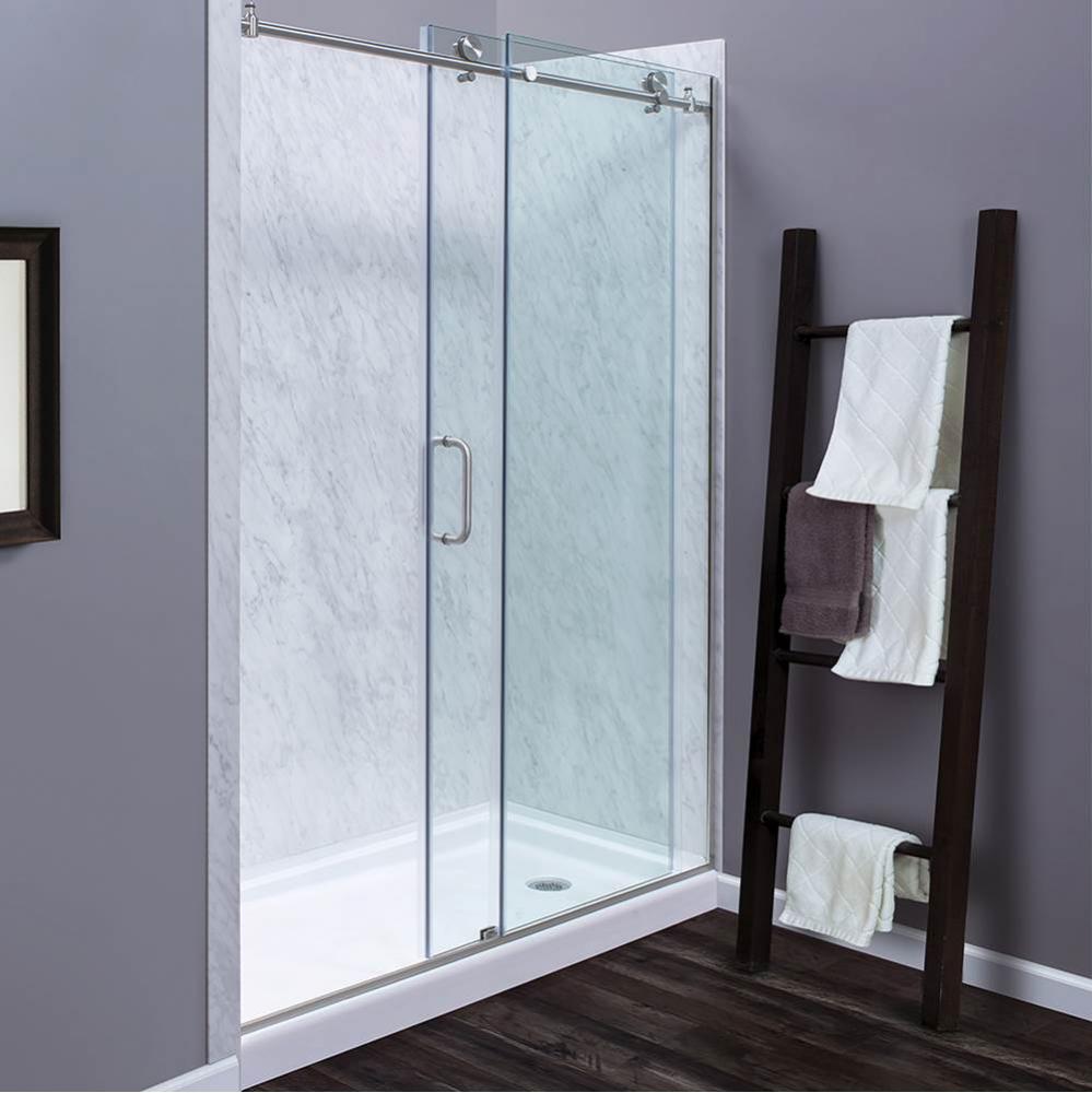 Marina 3/8'' Frameless Roller Shower Door