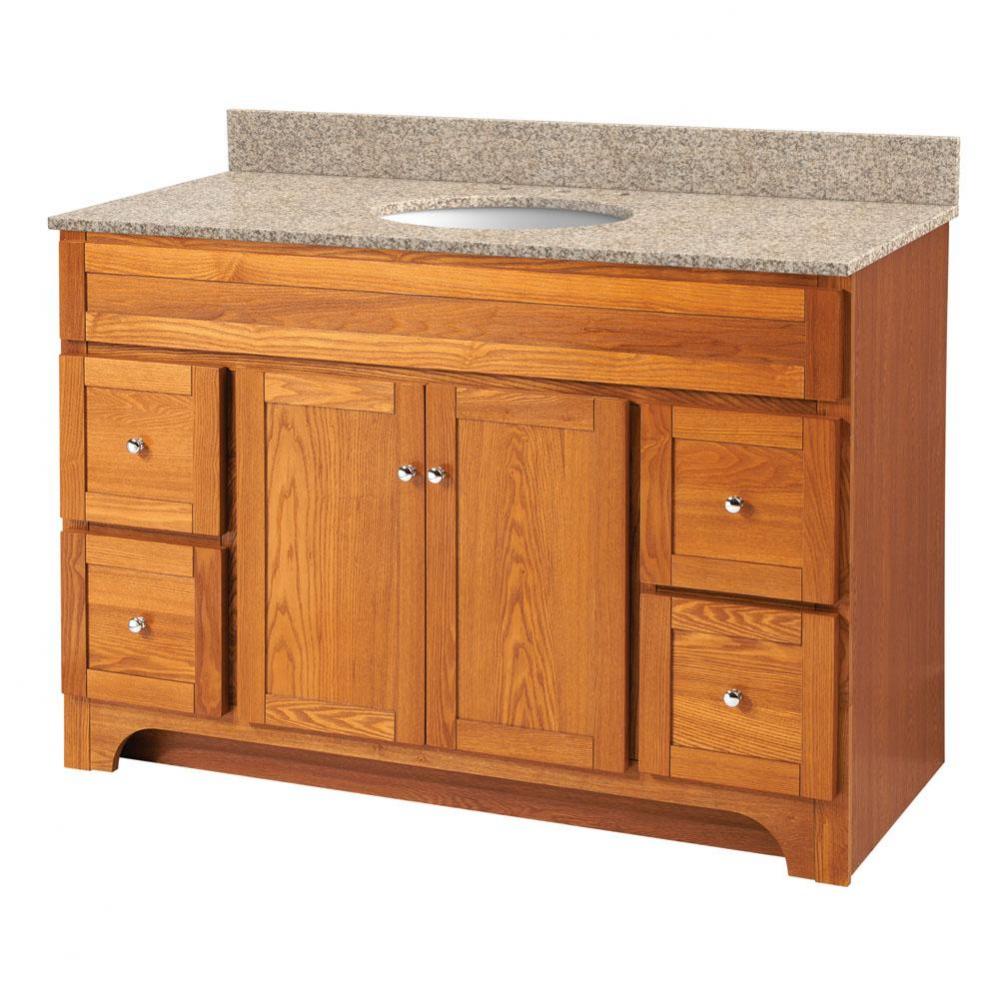 Worthington 48 inch oak bathroom