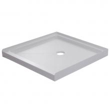 Foremost 3636C-W - 36'' X 36'' White Base with Center Drain