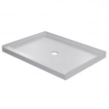 Foremost 4834C-W - 48'' X 34'' White base with Center Drain