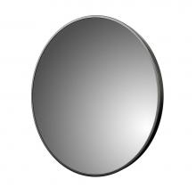 Foremost AM2828-BB - Foremost Reflections 28'' Round Wall Mirror, Brushed Black