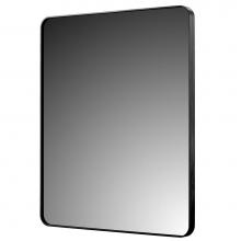 Foremost AM3036R-BB - Foremost Reflections 30'' x 36'' Rounded Rectangle Mirror, Brushed Black