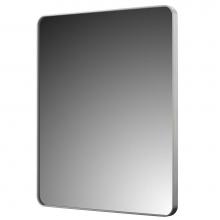 Foremost AM3036R-BN - Foremost Reflections 30'' x 36'' Rounded Rectangle Mirror, Brushed Nickel