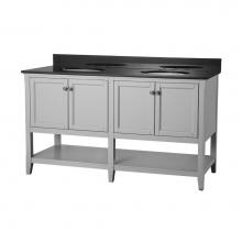 Foremost AUGV6022 - Auguste 60 inch bathroom vanity in