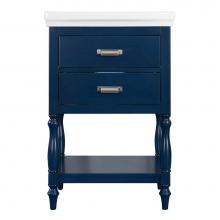 Foremost CHBVT2435 - Cherie 22'' Vanity with VC Top, Royal Blue