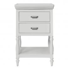 Foremost CHWVT2435 - Cherie 24'' White Vanity with VC Top