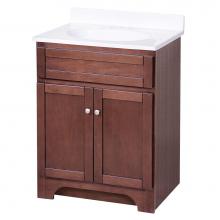 Foremost COCAT2418 - Columbia 24'' Cherry Combo Vanity with Marble Top.