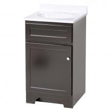 Foremost COEAT1816 - Columbia 18'' Espresso Combo Vanity with Marble Top