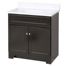 Foremost COEAT3018 - Columbia 30 inch espresso bath vanity with cultured marble vanity