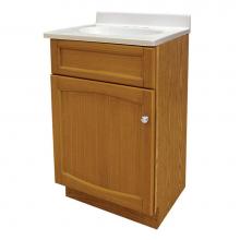 Foremost HEO1816 - Heartland 18 inch oak vanity with cultured marble vanity