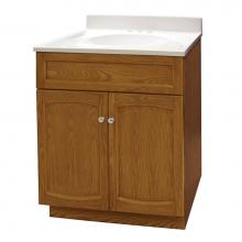 Foremost HEO2418 - Heartland 24 inch oak vanity with cultured marble vanity