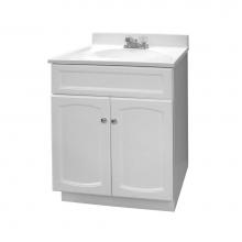 Foremost HEW2418-PP - Heartland 24'' White Vanity Combo with Marble Top
