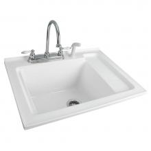 Foremost LS-3021-W - 30'' Acrylic Laundry Sink