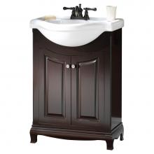 Foremost PAEA2534 - Palermo 26&amp;apos;&amp;apos; euro bath vanity with vitreous china