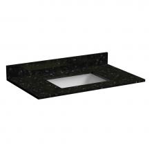 Foremost ST37228EPR - 37'' Granite top, Emerald Pearl, Rectangular Bowl