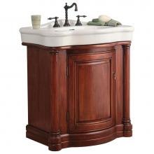 Foremost WIA3021 - Wingate rich cherry bathroom vanity with vitreous china
