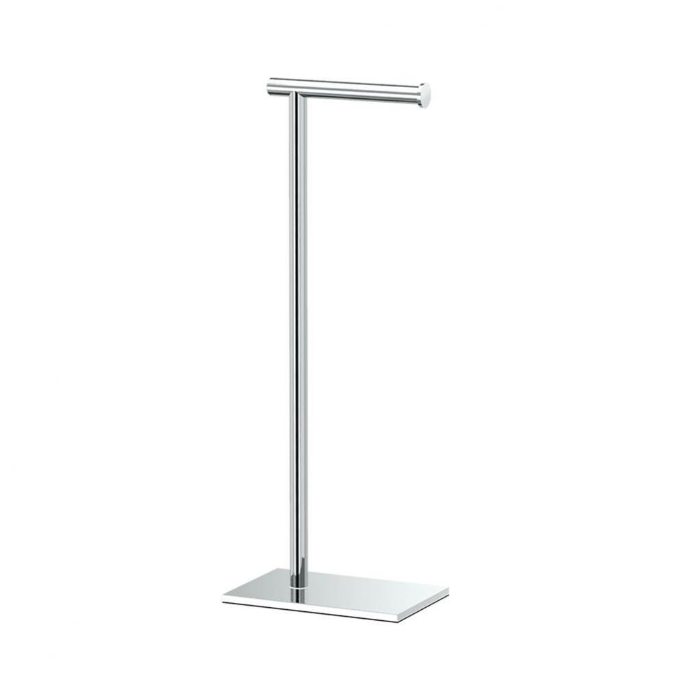 Square Freestanding TP Holder Chrome