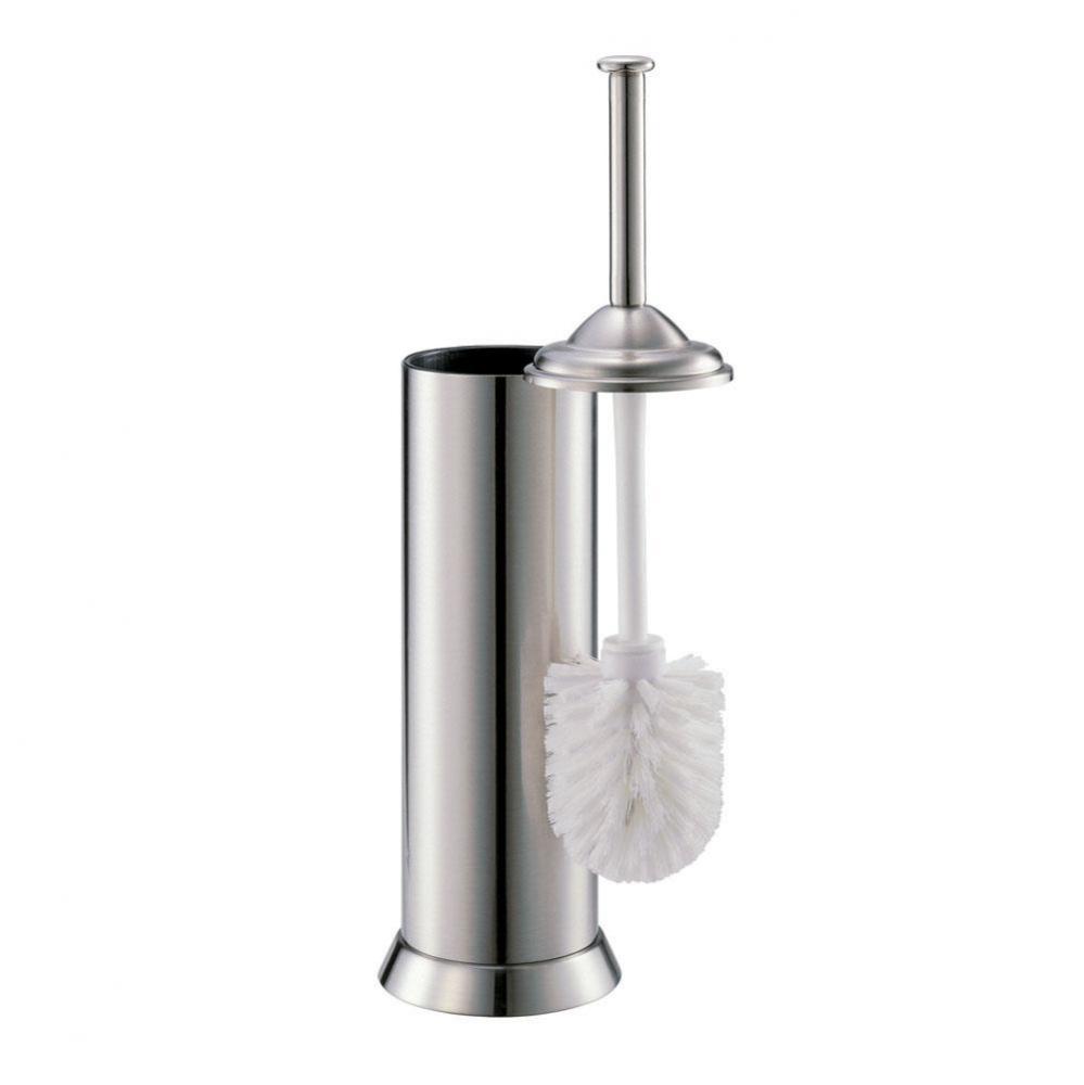 TOILET BRUSH HLDR,SATIN,16 In. H