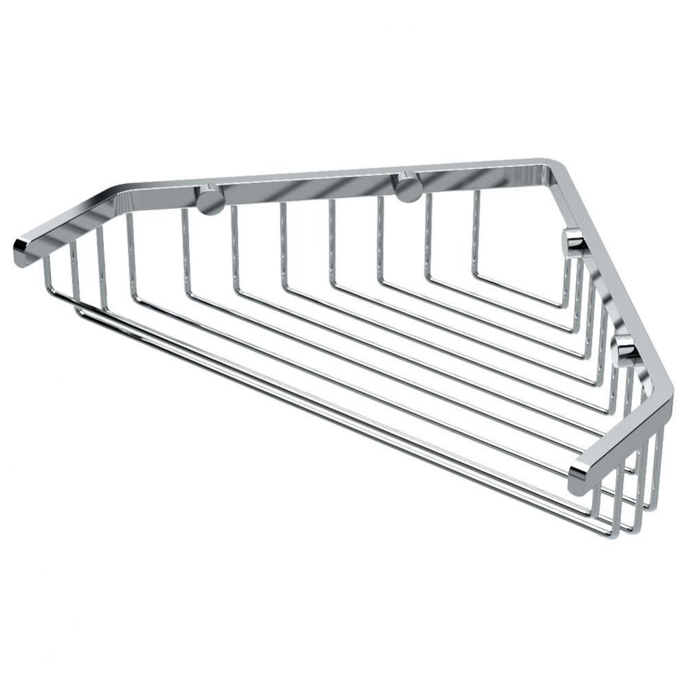 Corner Shower Basket 9.25''W Chrome