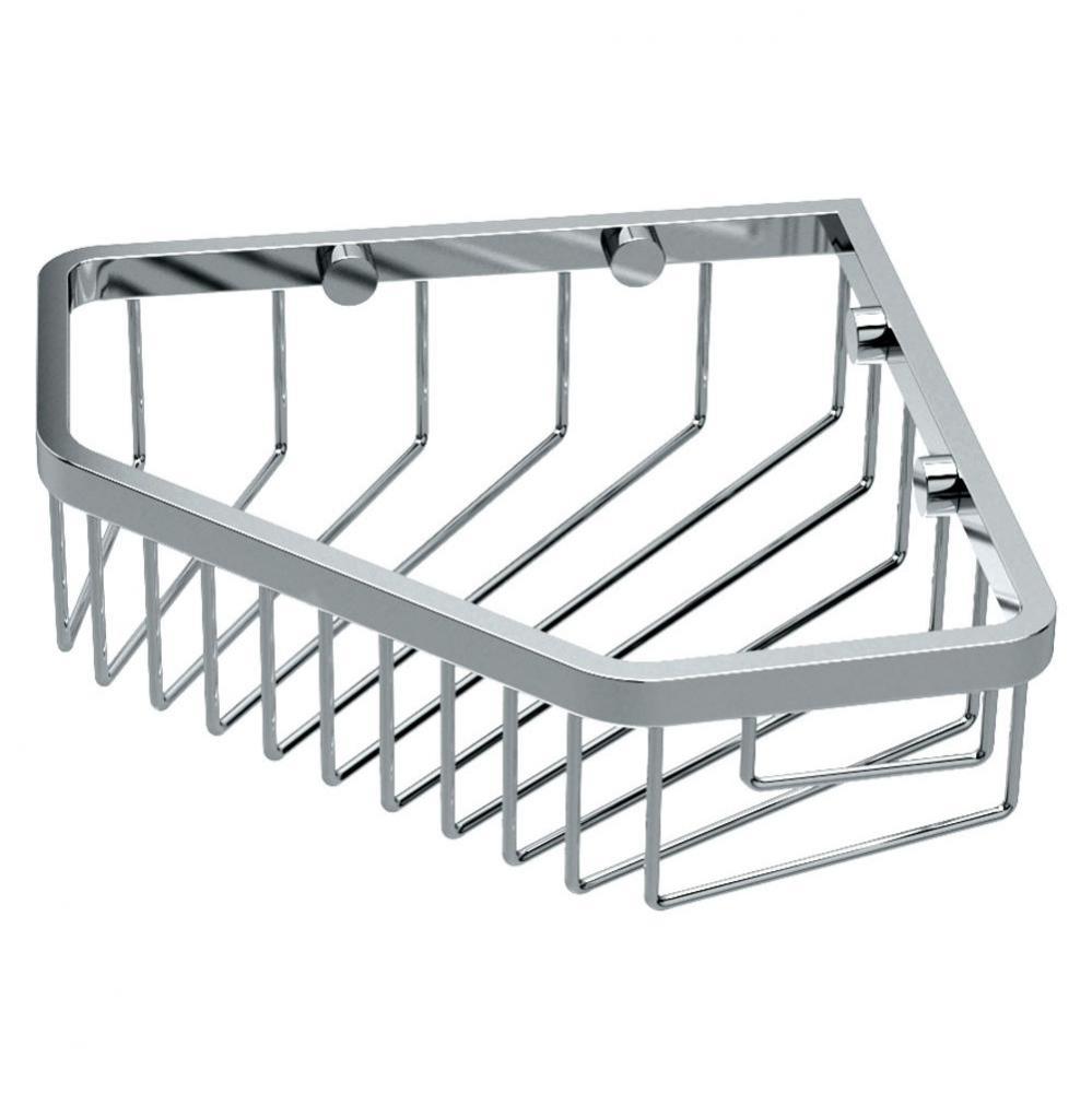 BASKET CORNER,CHROME,8 In. L