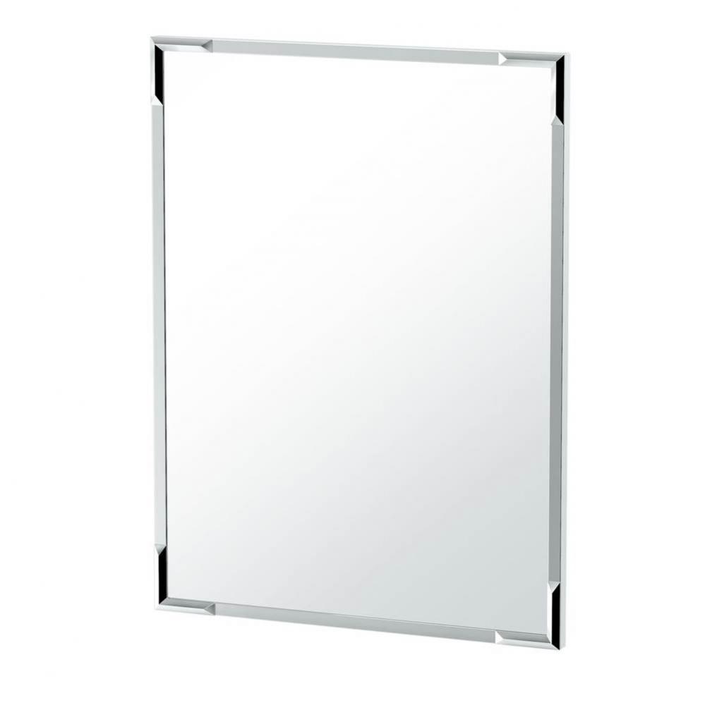 Faceted Flush Mount 32.5''H Rect Mirror