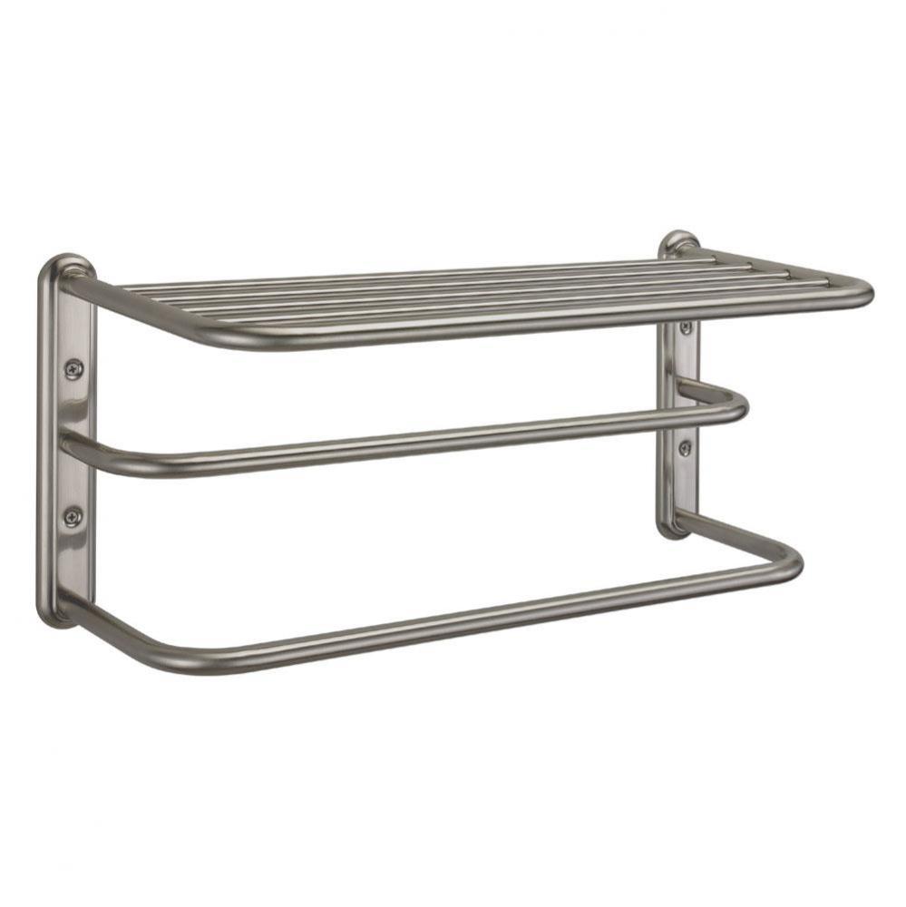 TOWEL RACK,STN NCKL,10 In. H,20 In. L