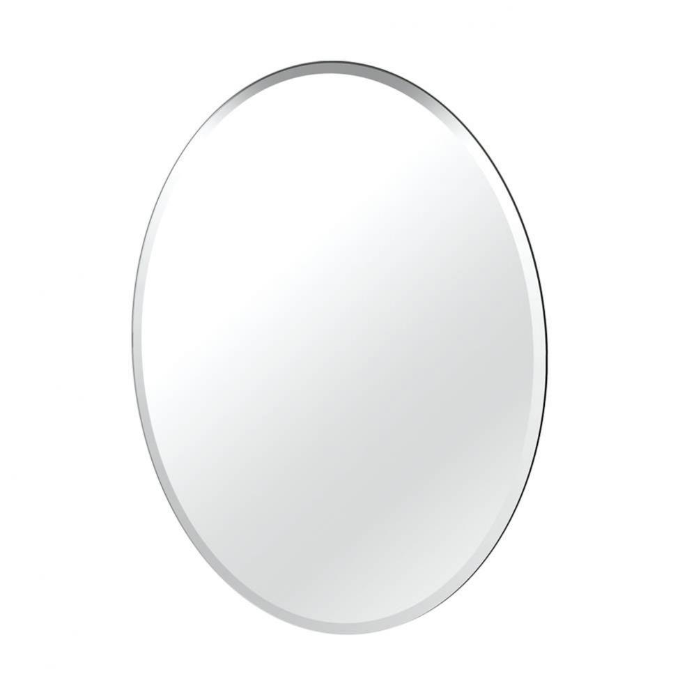 Flush Mount 32''H Frameless Oval Mirror