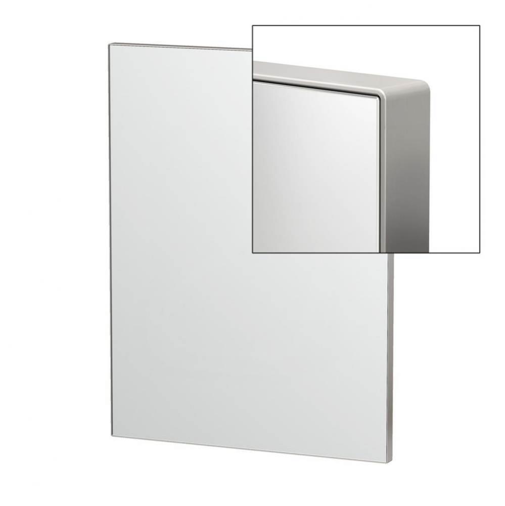 Perfect Reflections Framed Mirror, Satin Nickel