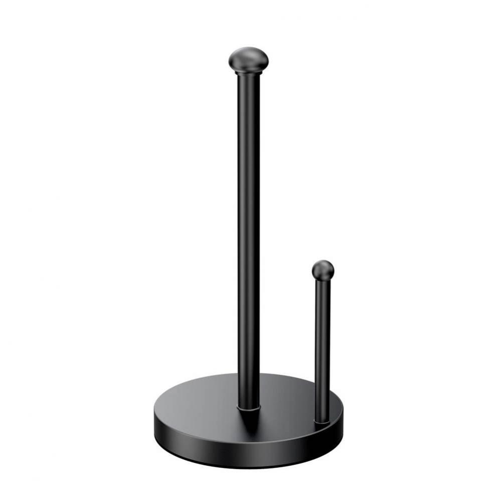 Kitchen Paper Towel Holder Stand 13.5''H Matte Black