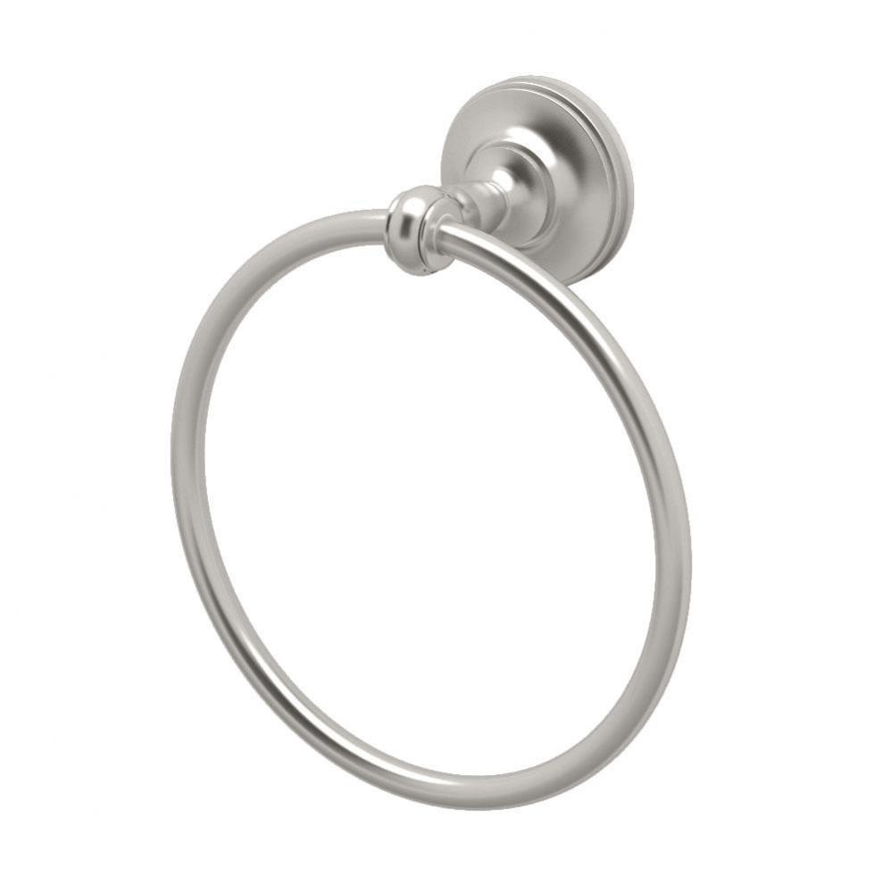 Tavern Towel Ring Satin Nickel