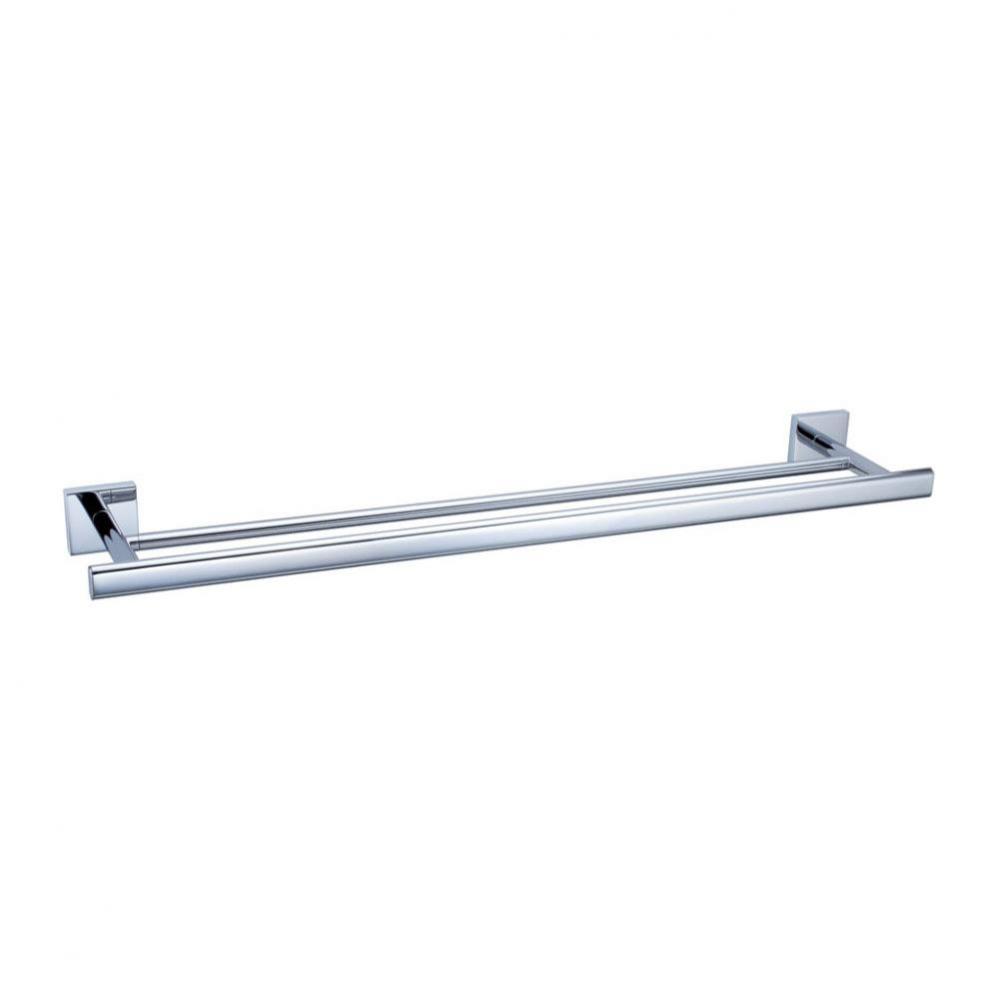 Elevate 24''L Double Towel Bar Chrome