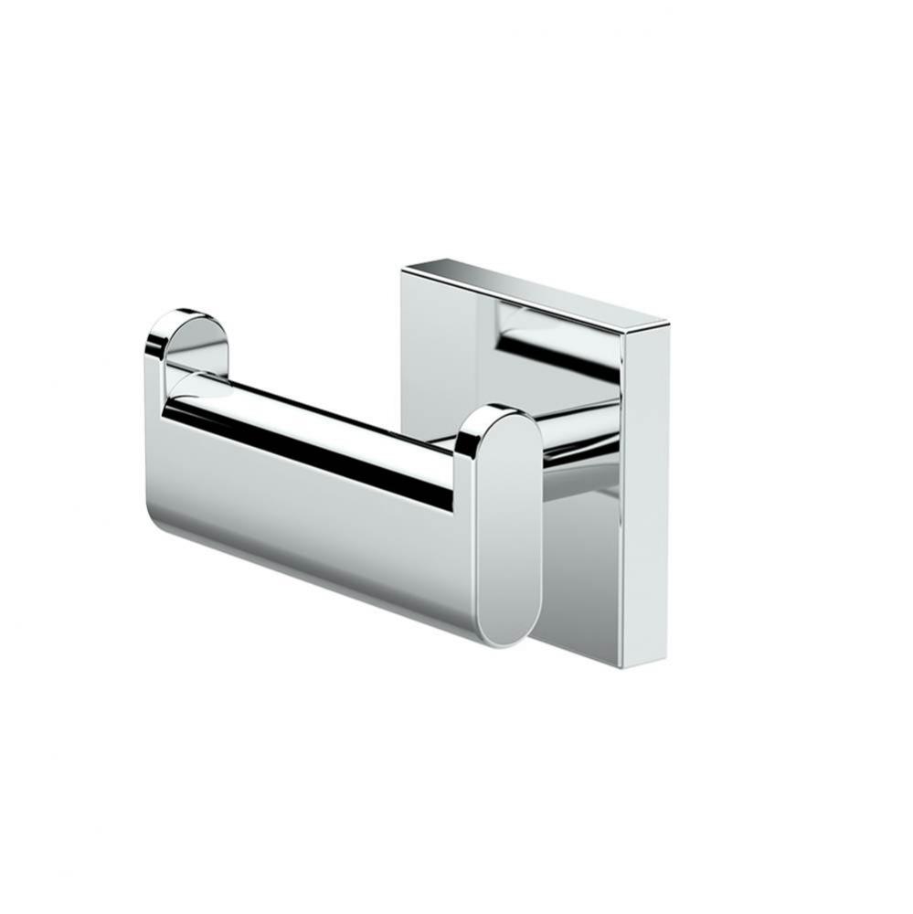 Elevate Double Robe Hook, Chrome