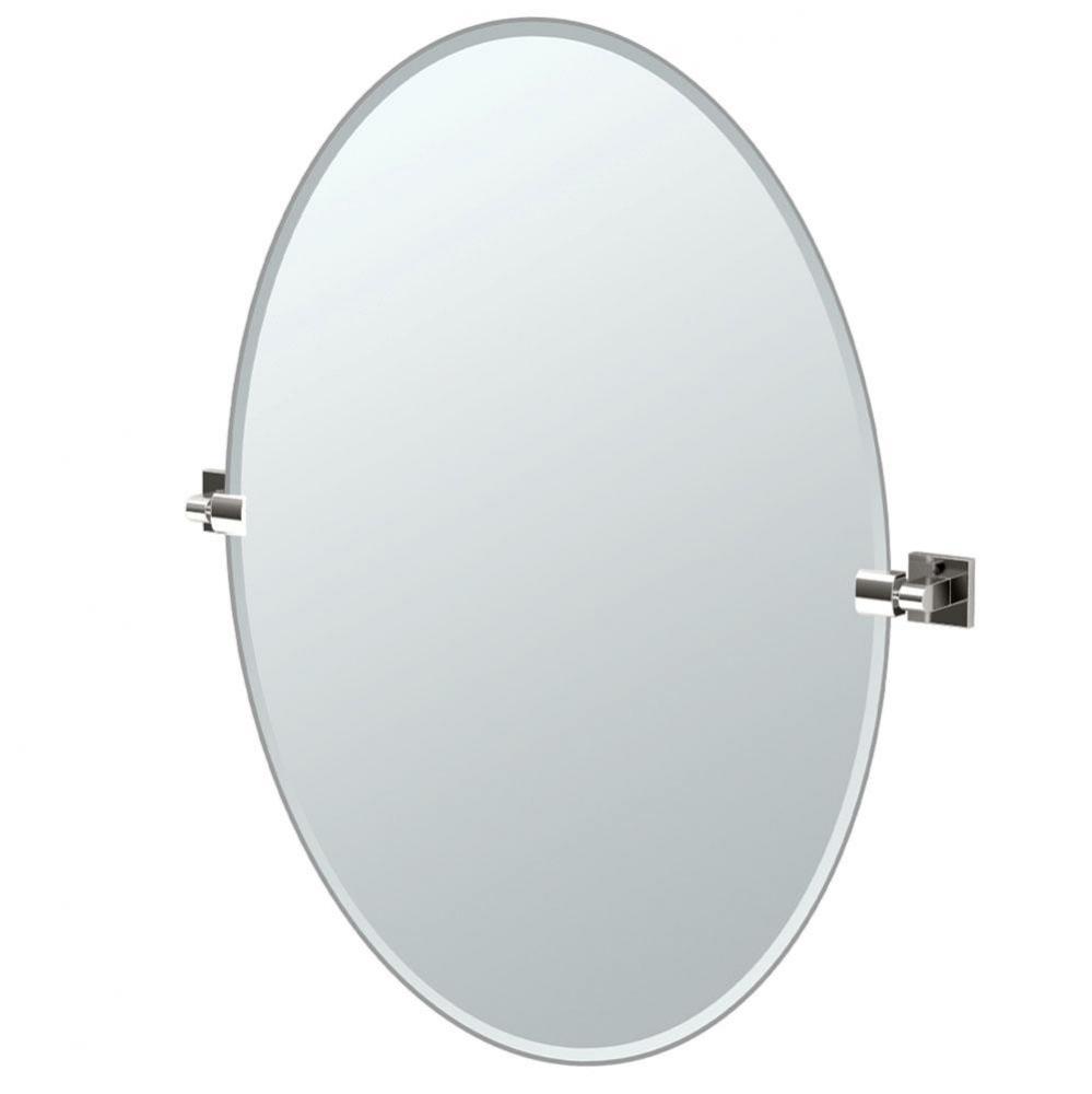 Elevate 32''H Oval Mirror Chrome