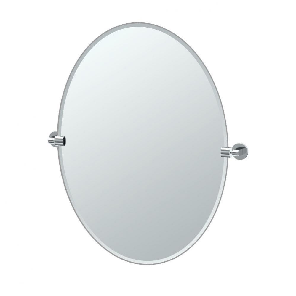 ZONE,LRG OVAL MIRROR,CHROME